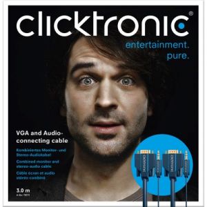 kabel VGA + Audio CLICKTRONIC 20m