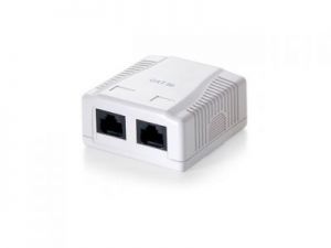 Gniazdo sieciowe kat.5E 2x RJ45