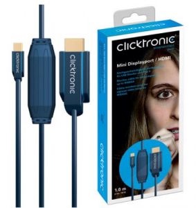 kabel Mini DP (Display Port)- HDMI CLICKTRONIC 1m