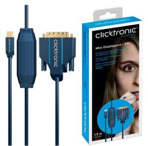 kabel Mini DP (Display Port)- DVI CLICKTRONIC 2m