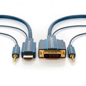 kabel HDMI/DVI + Audio CLICKTRONIC 2m
