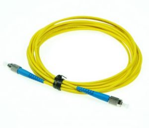 kabel optyczny zbrojony ze złączkami FC/PC 25m