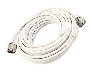 Kabel GSM wtyk N - wtyk N, biały, 10m