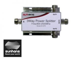 Splitter Sunhans SH-SP3 3WAY GSM/3G/4G 800-2500MHZ