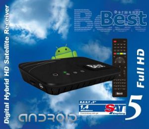 B.E.S.T 5 HD Hybrydowy S2 + IPTV & Smart TV, XBMC