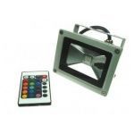 Naświetlacz LED MRS20W RGB 20W z pilotem, szary