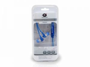 Słuchawki Stylish Zip Conceptronic niebieskie
